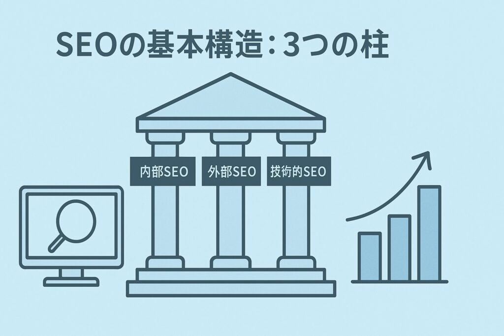 SEOの基本構造：3つの柱