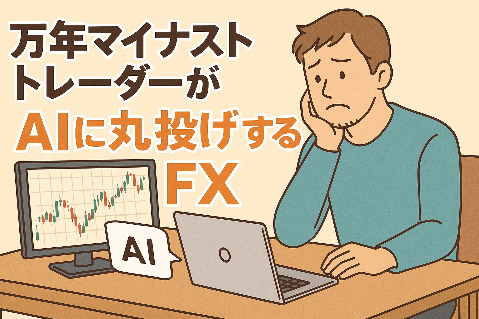 万年マイナストレーダーがChatGPTにFXを丸投げしたらどうなる？チャレンジ日記はじめます